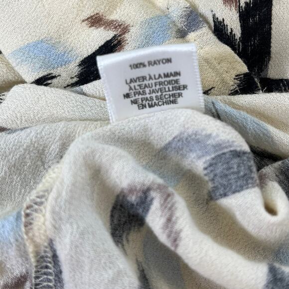 Design Lab Lord & Taylor lightweight long sleeve pattern tunic Medium - Picture 5 of 6